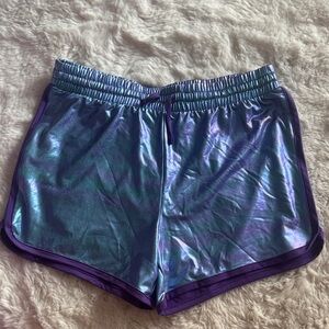 More Than Magic Shimmering Blue and Purple Shorts
